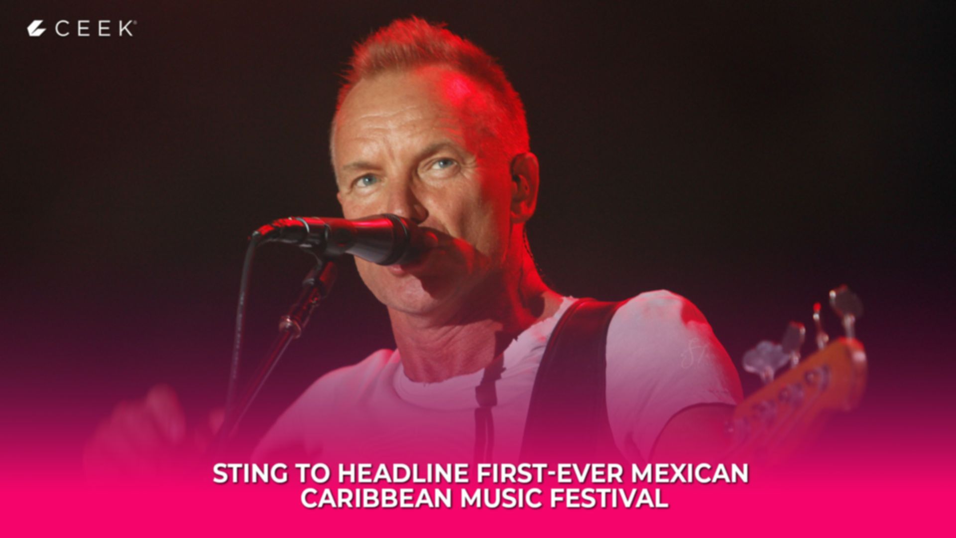 Sting to Headline First-Ever Mexican Caribbean Music Festival